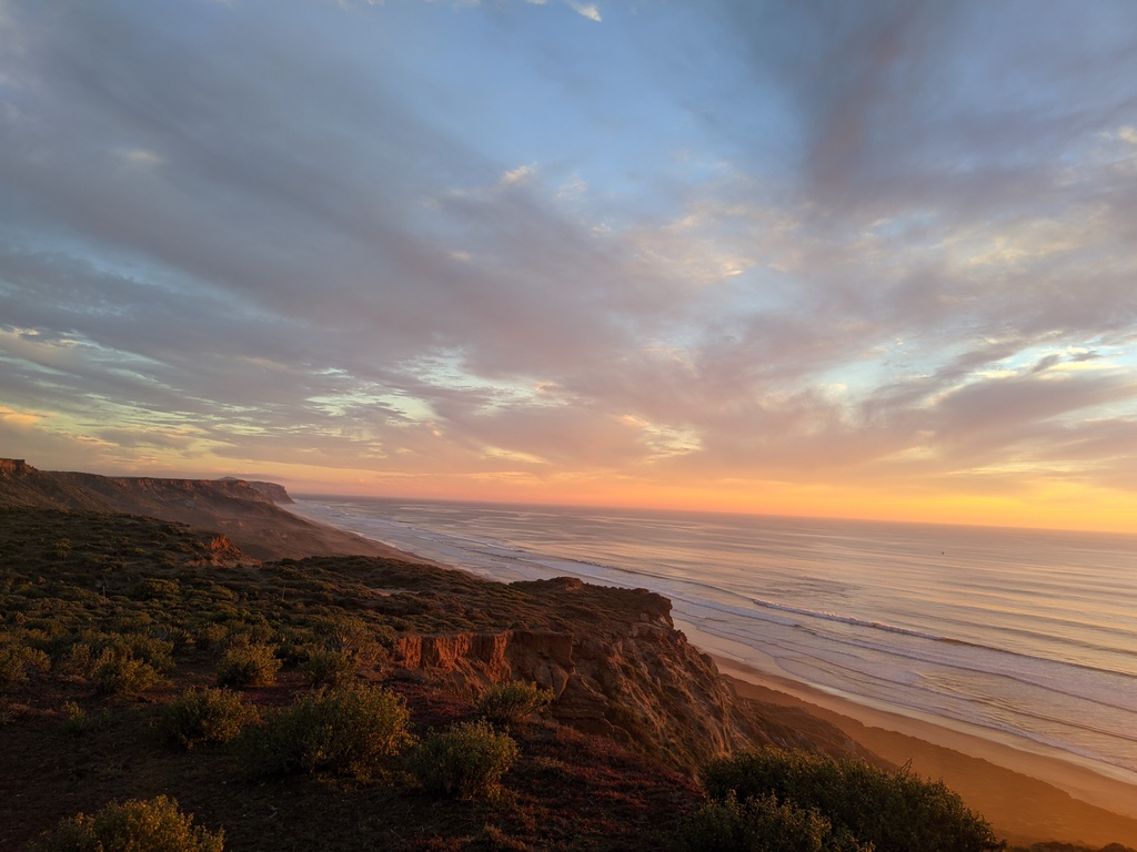 camped on the cliffs