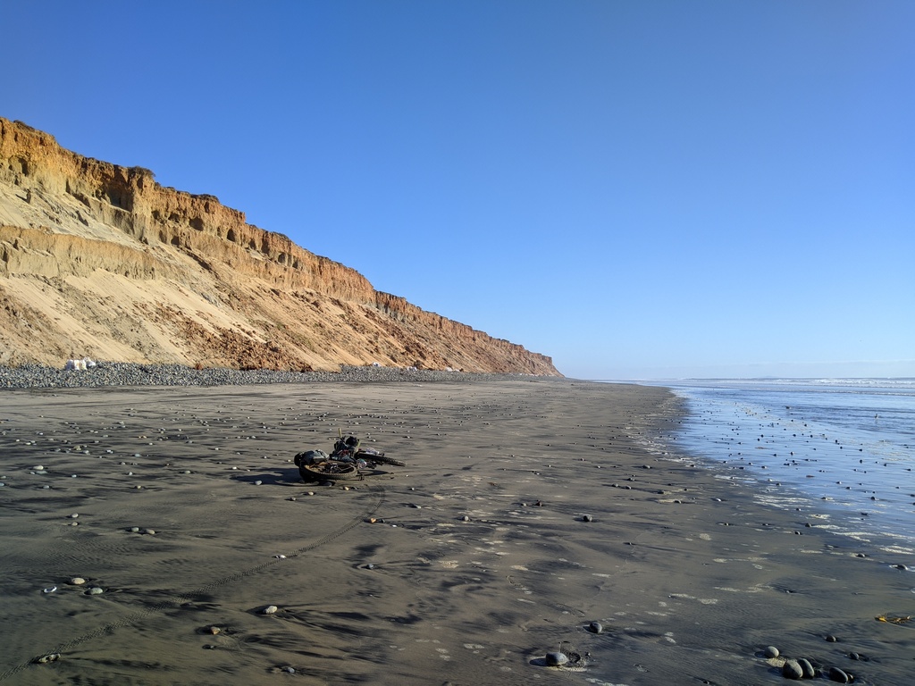 the beach started out so wide